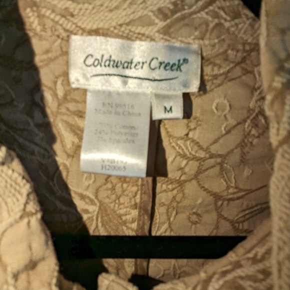 Coldwater Creek embroidered jacket - Picture 3 of 5